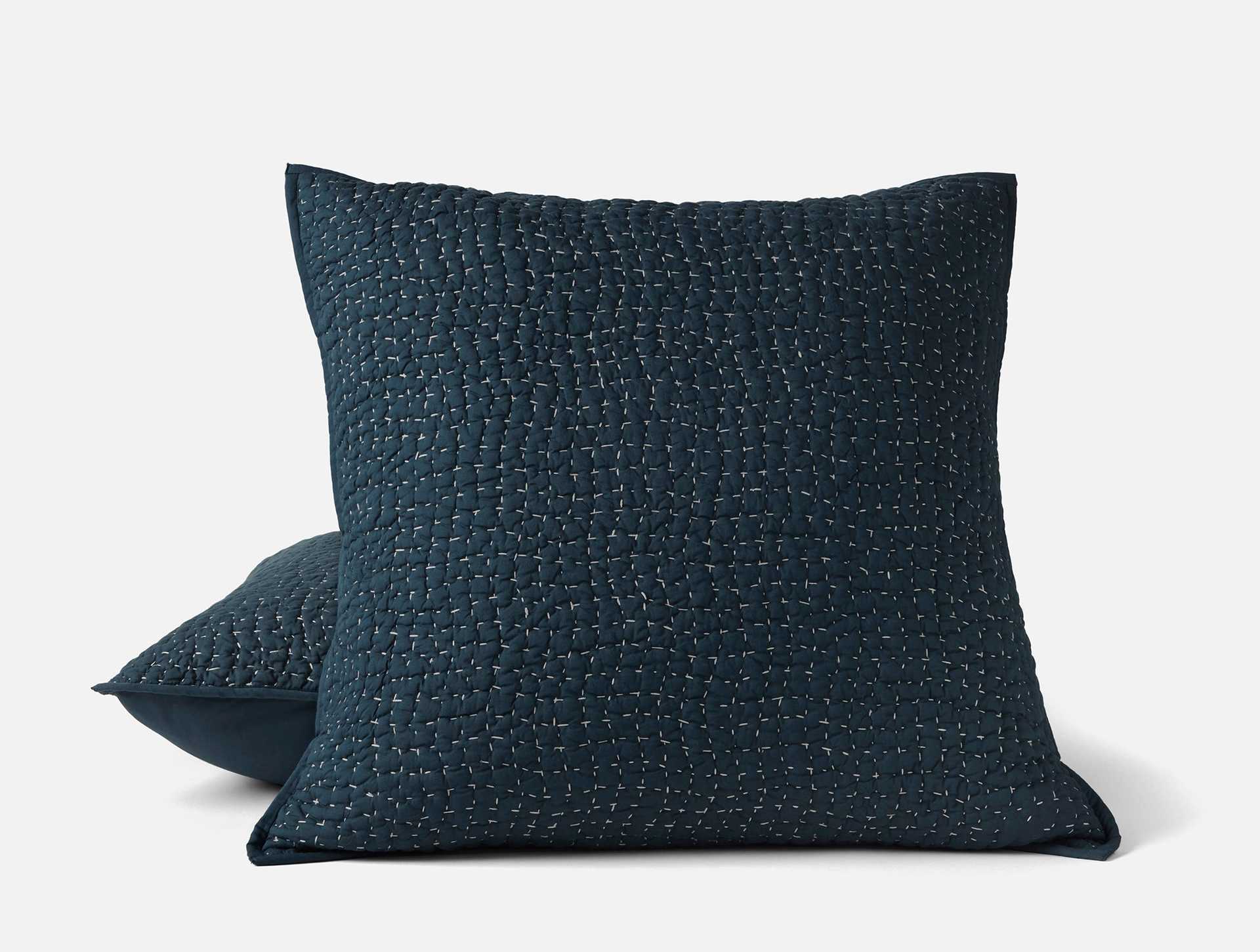 Pebbled Handstitched Organic Sham