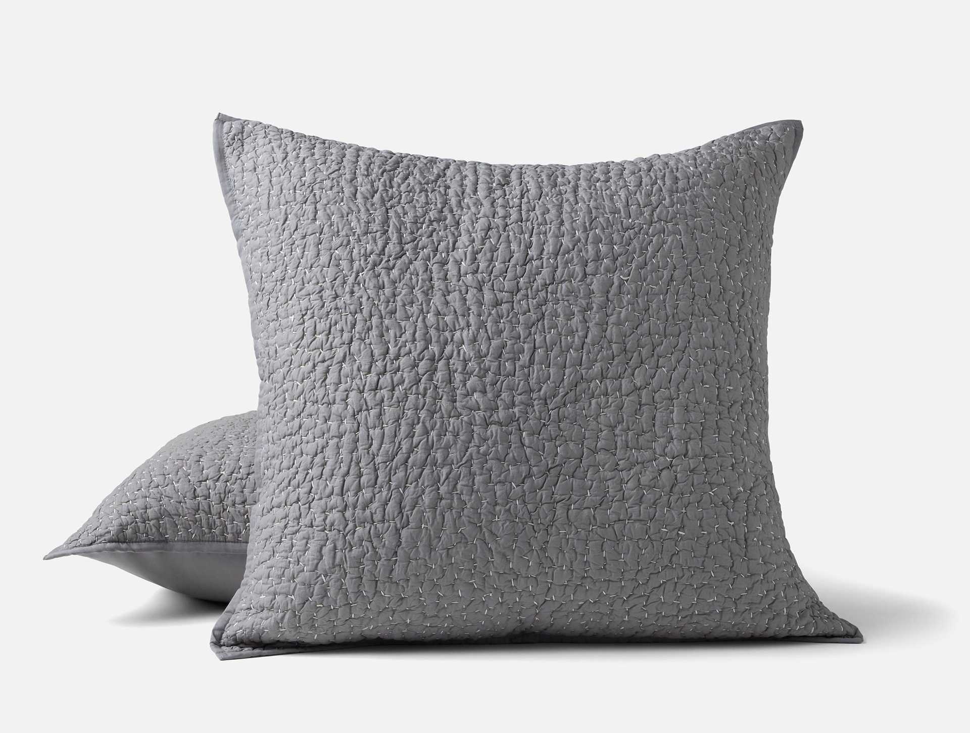 Pebbled Handstitched Organic Sham