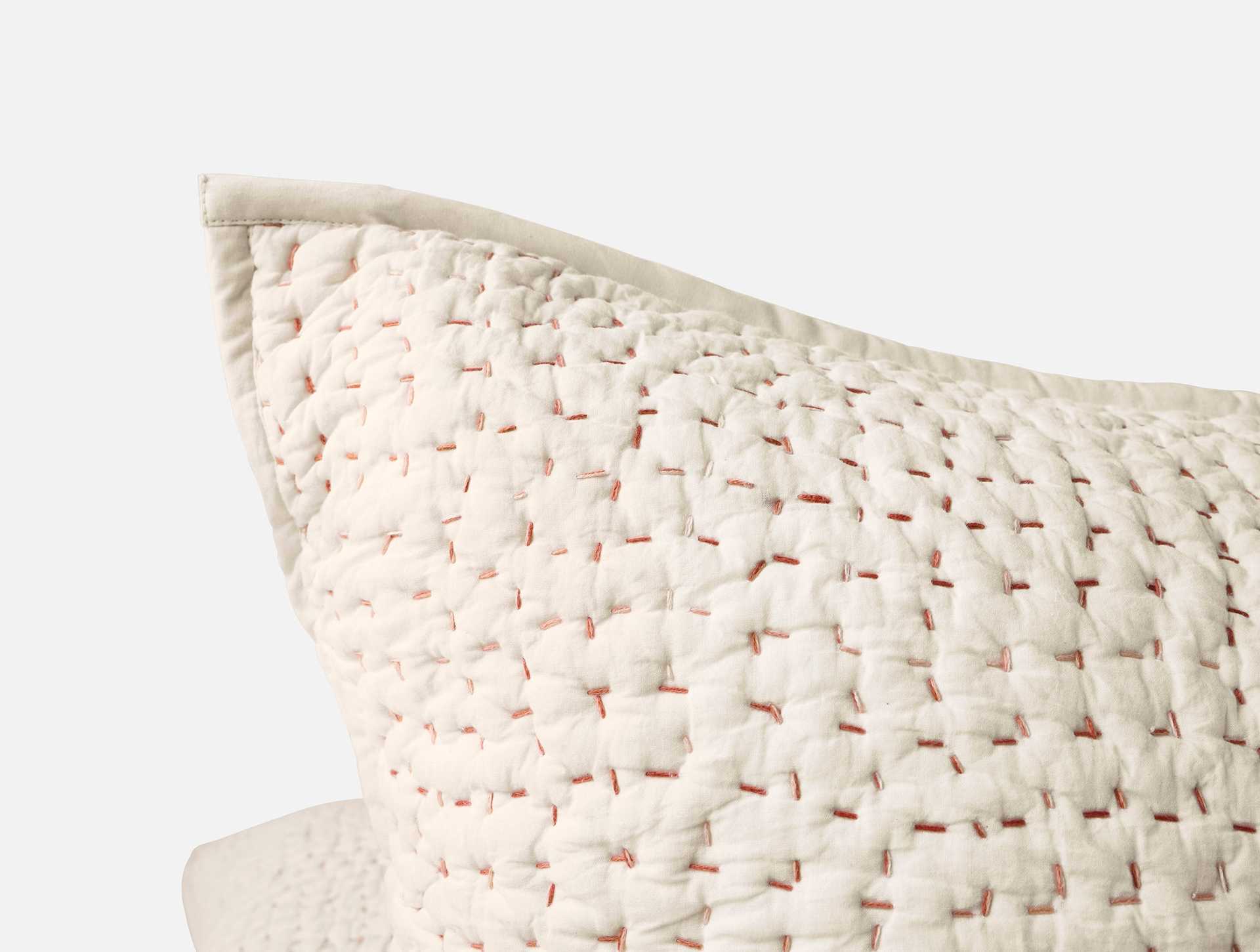 Pebbled Handstitched Organic Sham
