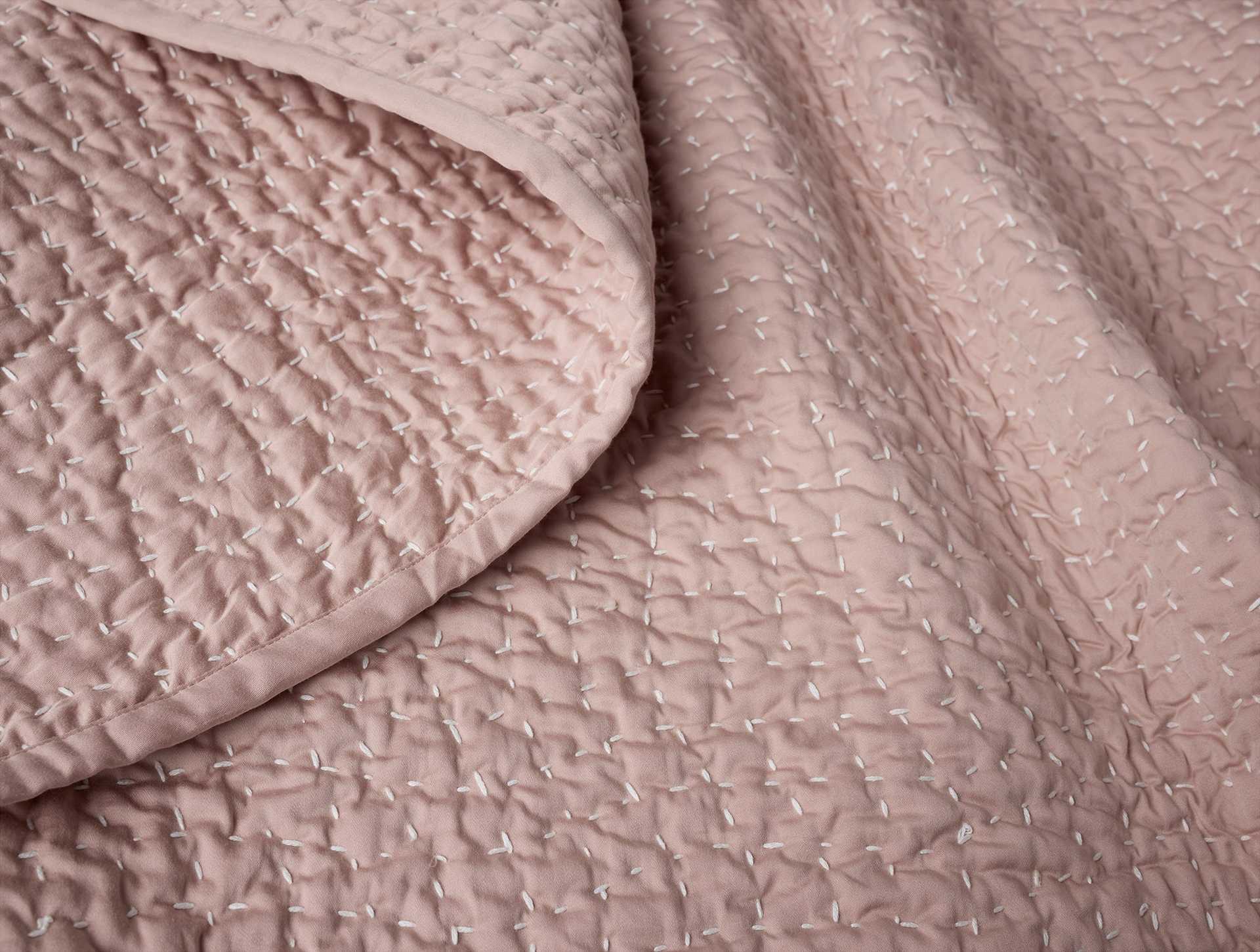 Pebbled Handstitched Organic Toddler Quilt