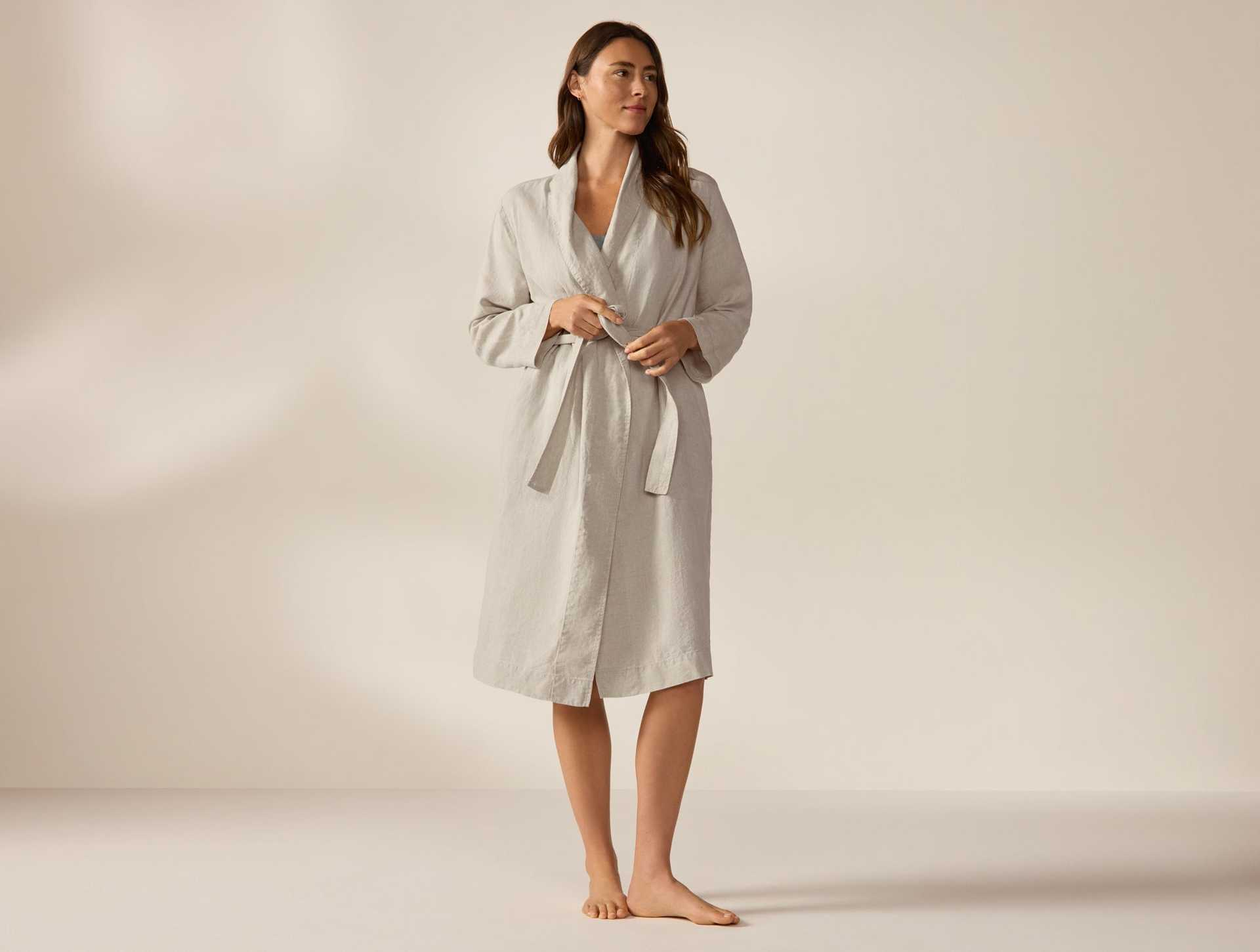 Women's Organic Relaxed Linen Robe