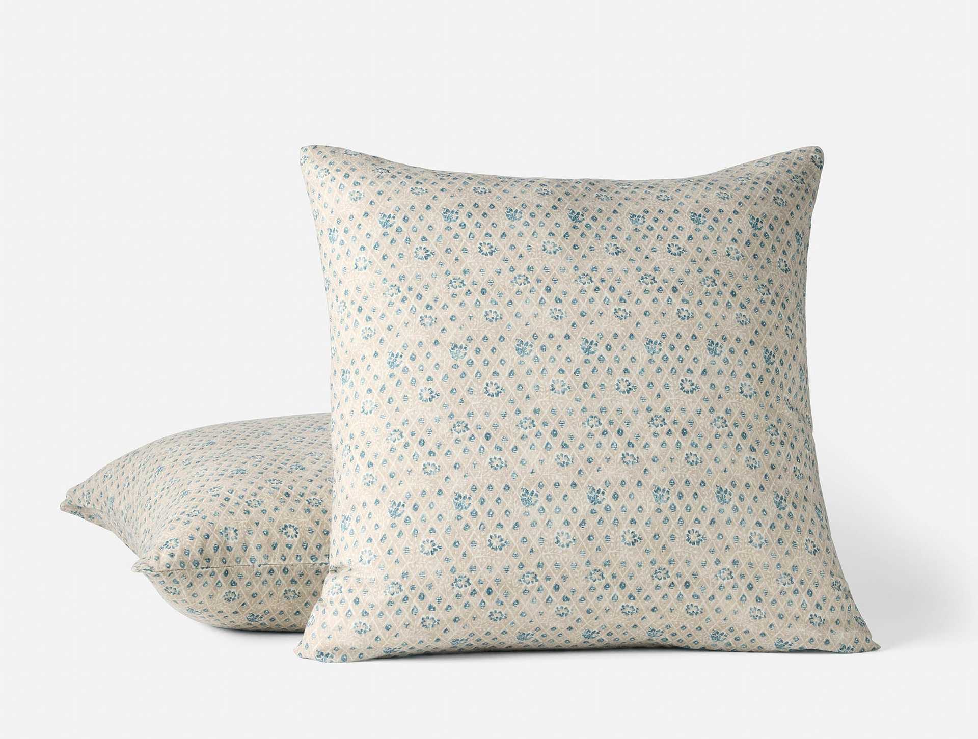 Coral Bell Print Decorative Pillow Cover