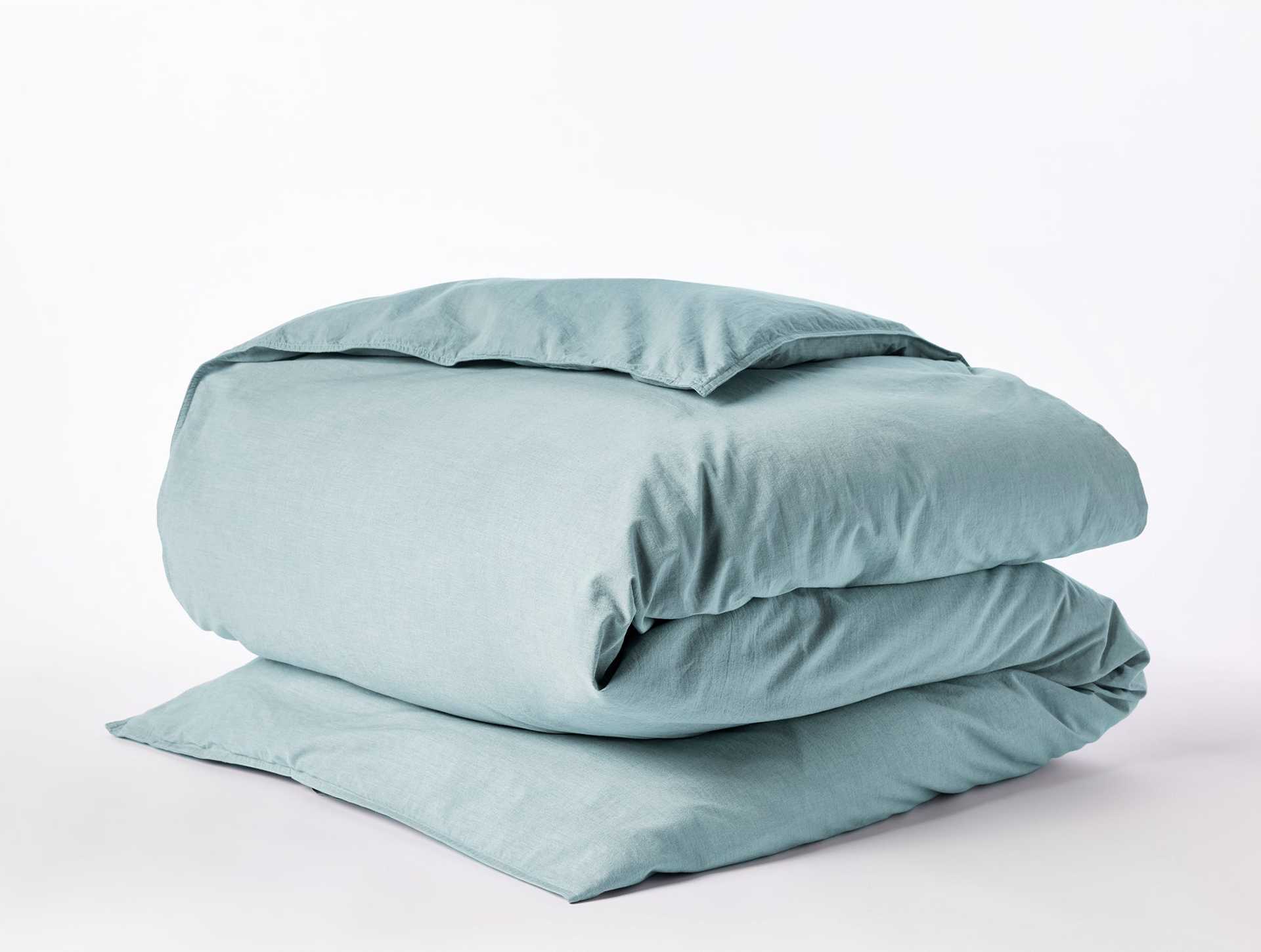 Organic Crinkled Percale&trade; Duvet Cover