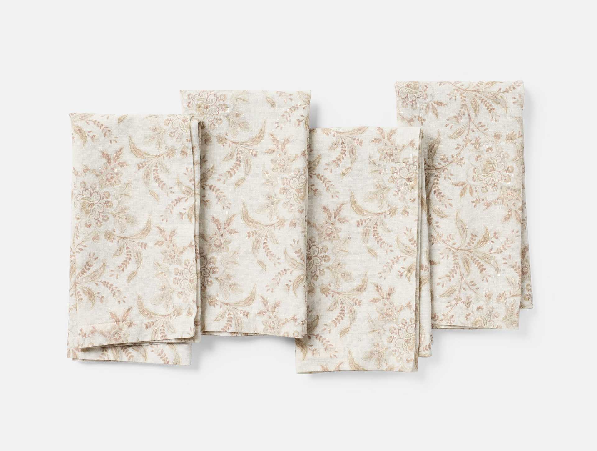 Marguerite Organic Print Napkins, Set of 4