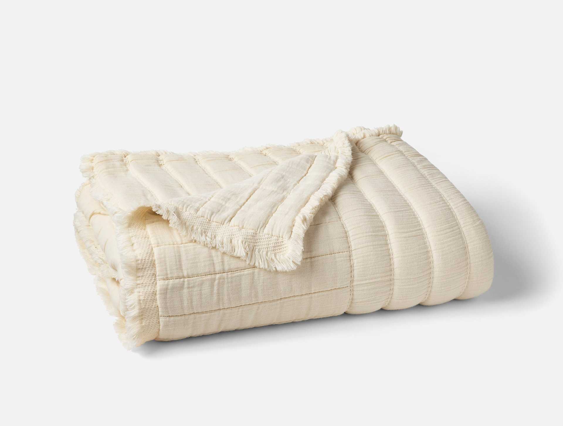 Dreamweight Organic Matelasse Weighted Throw
