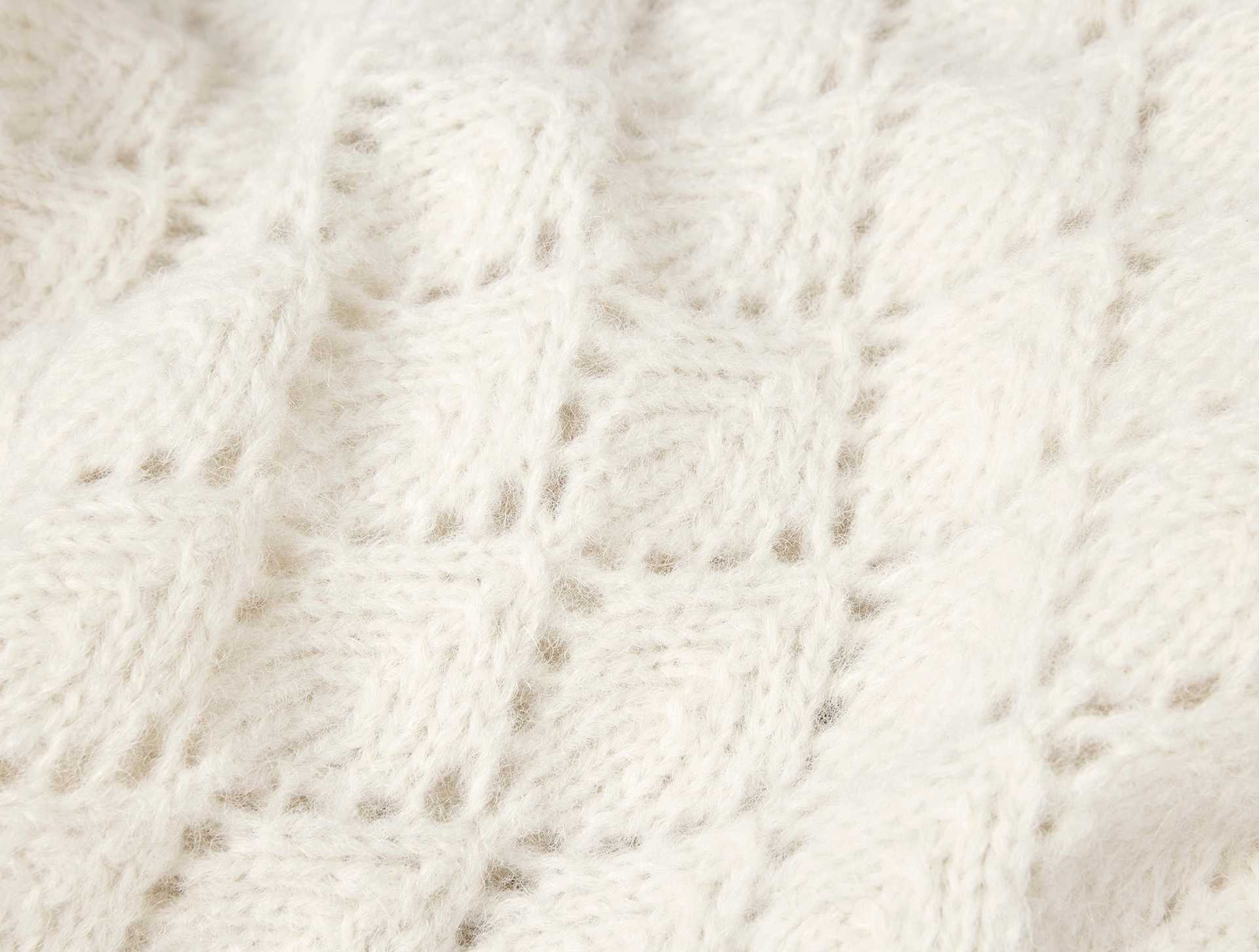 Paracas Alpaca Cotton Knit Throw