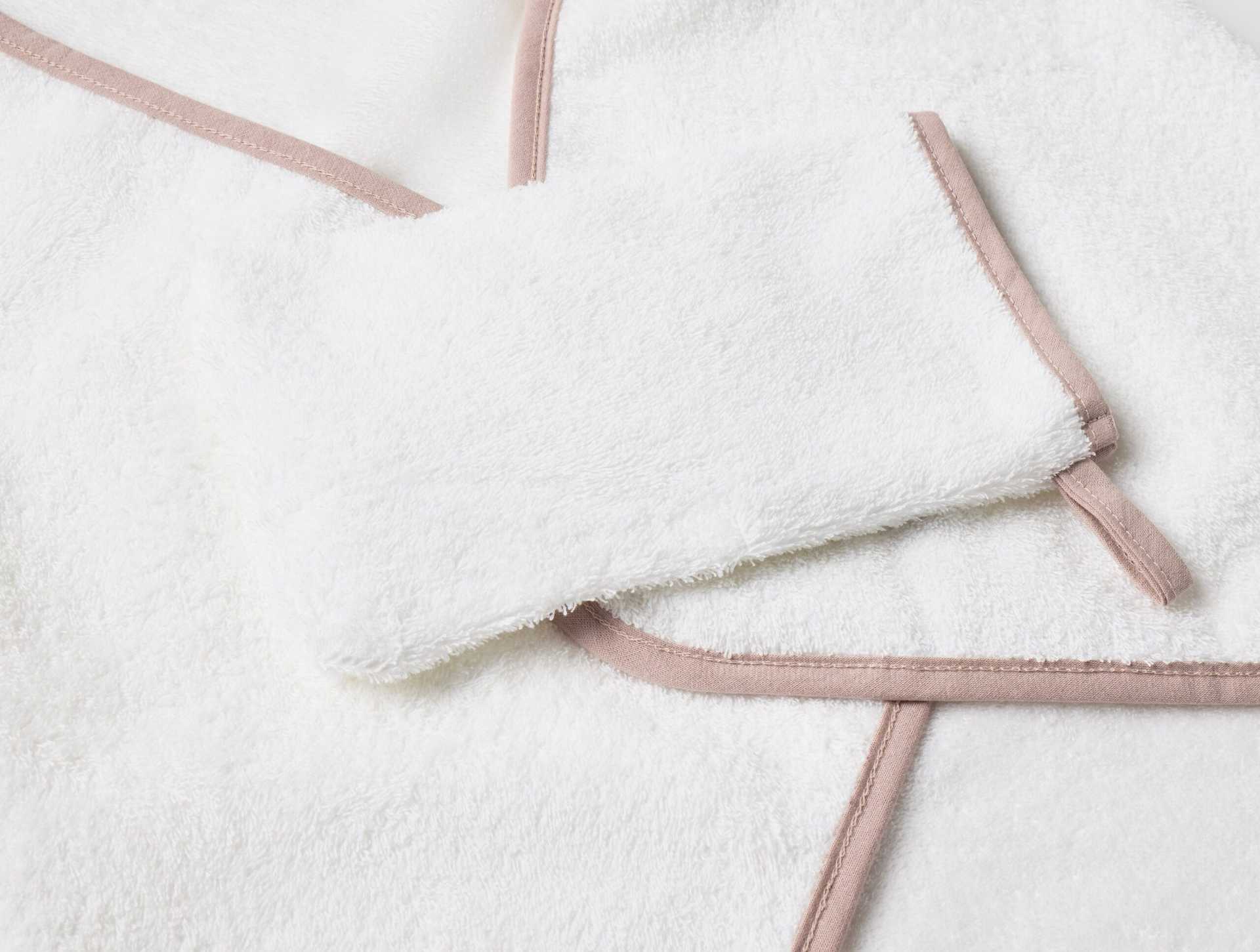 Cloud Loom&trade; Organic Baby Hooded Towel and Bath Mitt Set