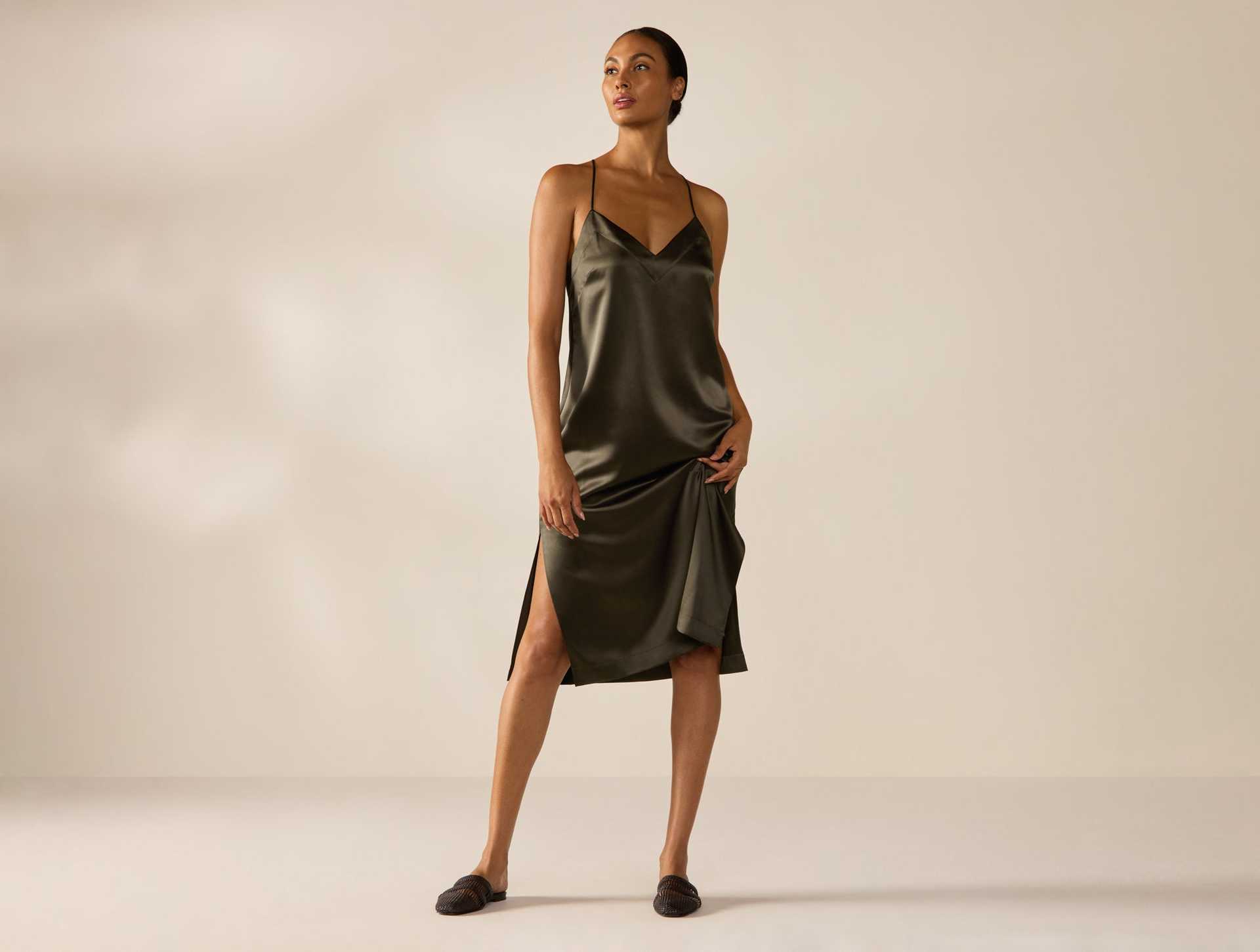 Selene Organic Silk Dress