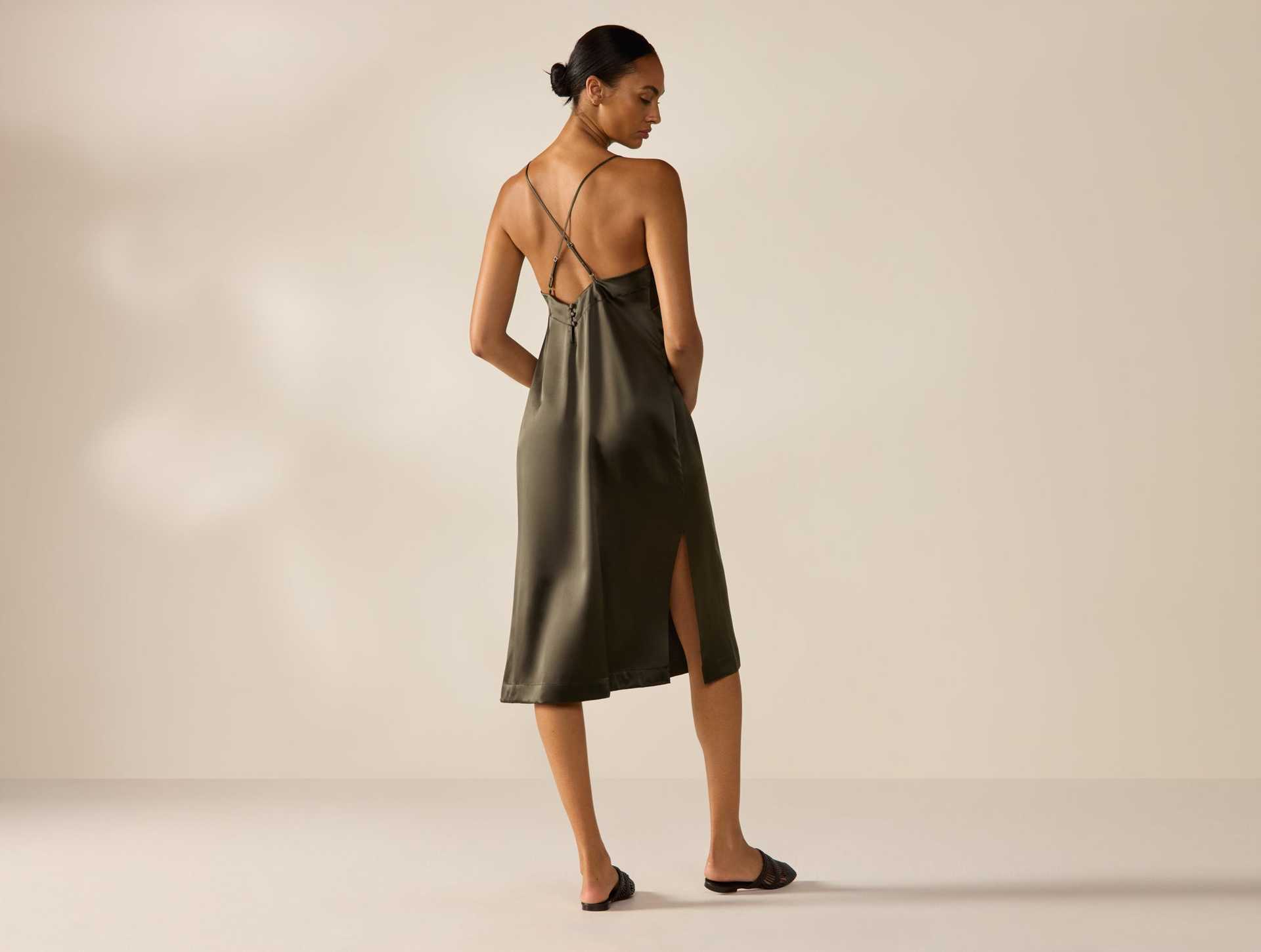 Selene Organic Silk Dress