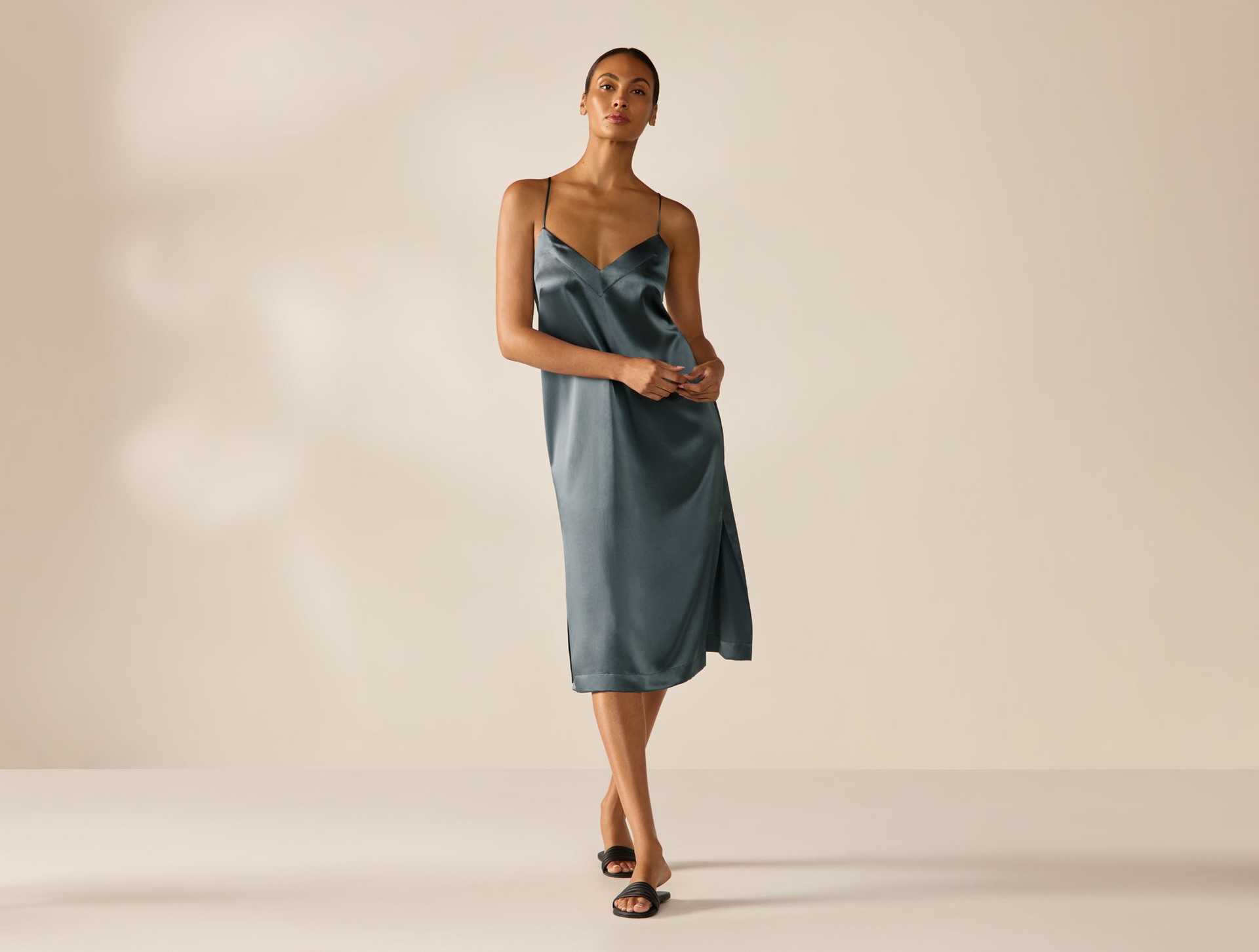 Selene Organic Silk Dress