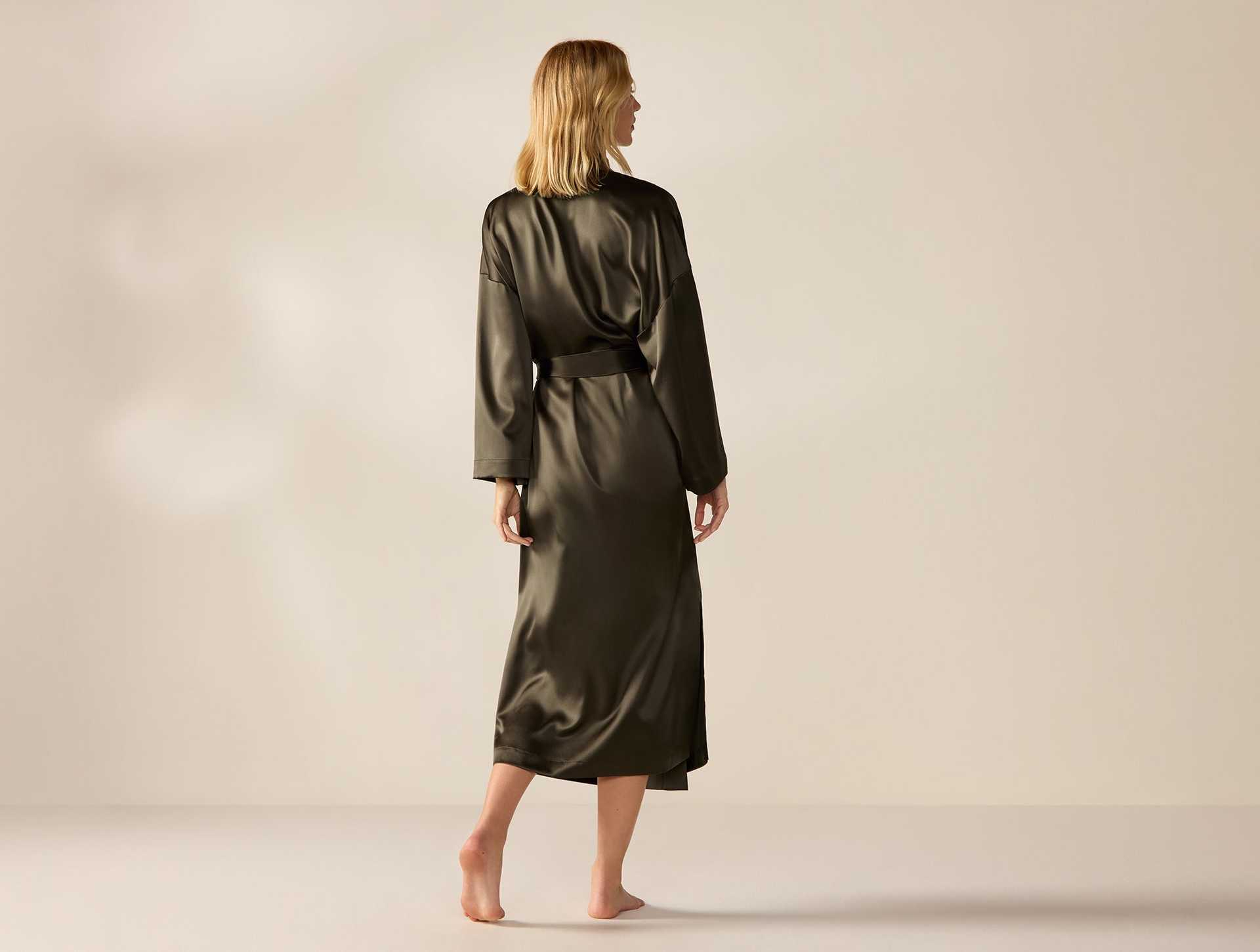 Selene Organic Silk Robe