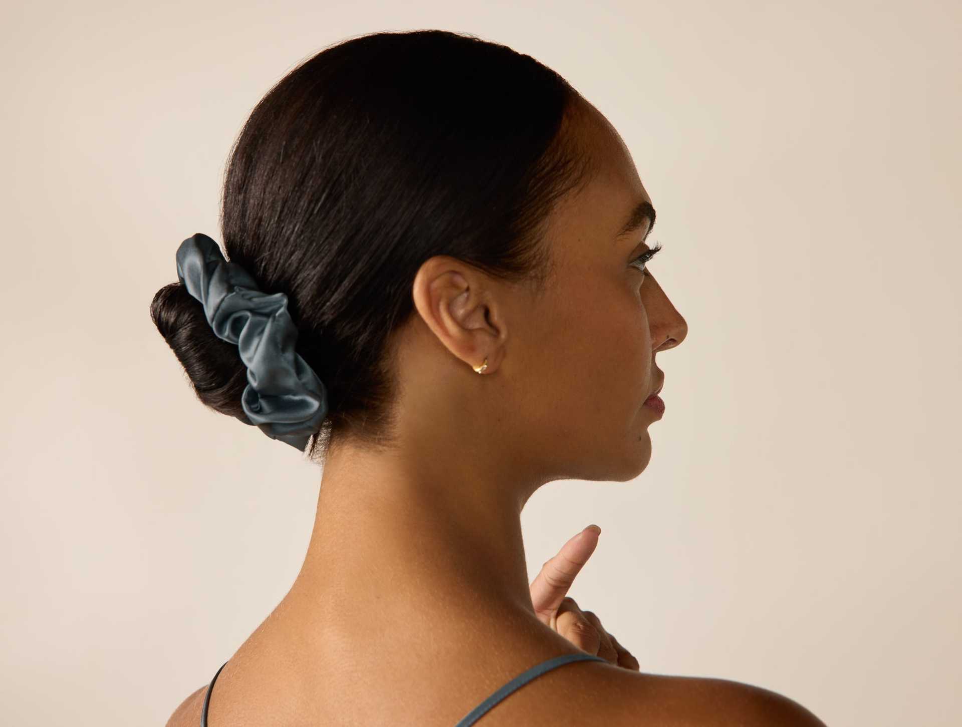Selene Organic Silk Scrunchy, Set of 3