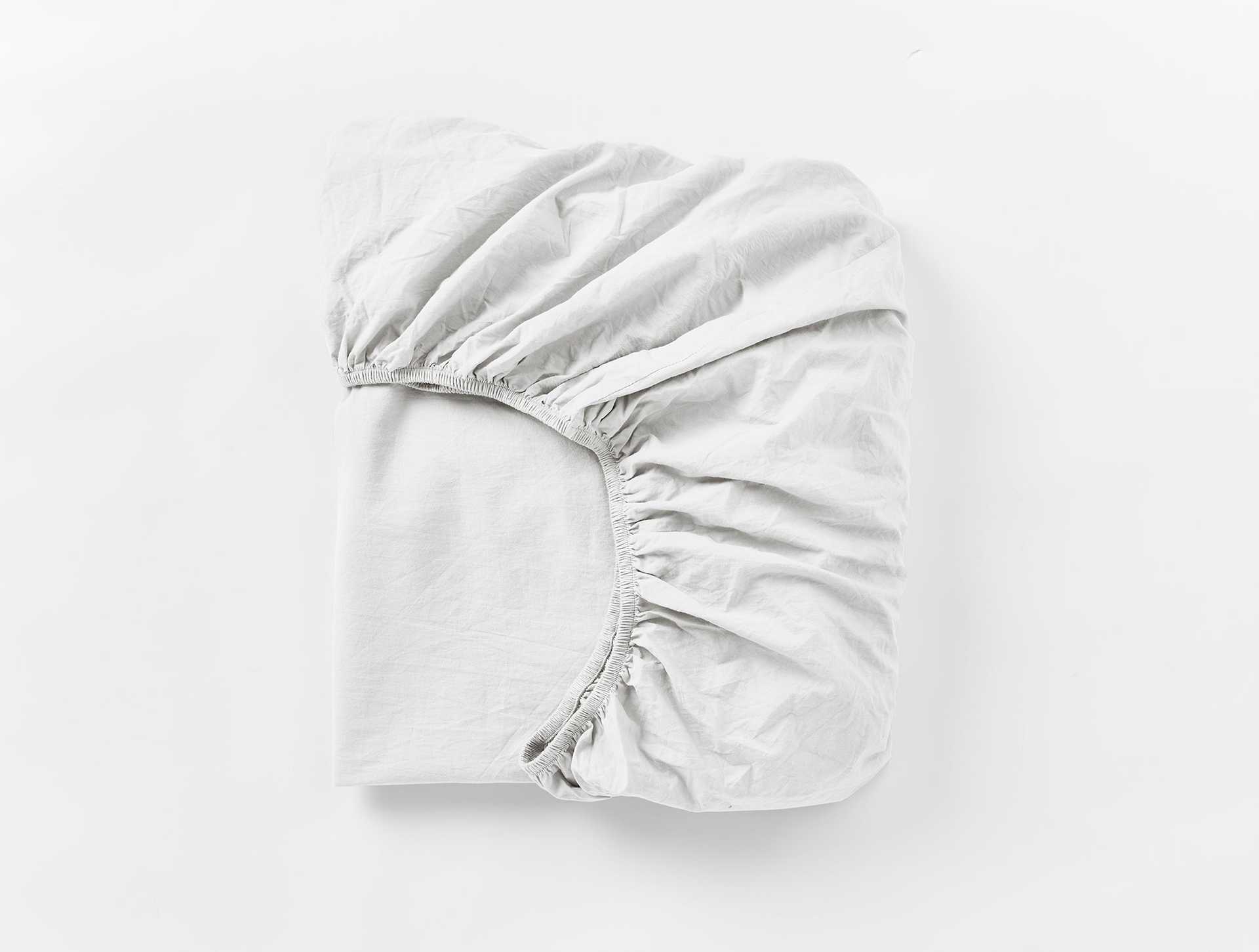 Organic Crinkled Percale&trade; Fitted Sheet