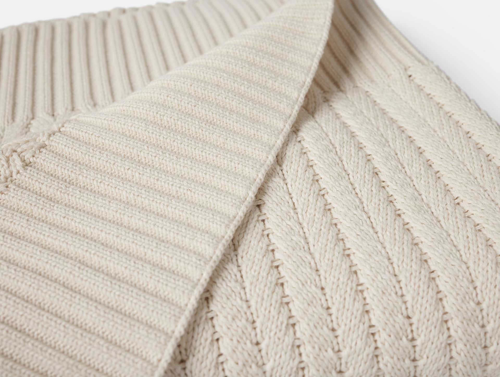 Casa Loma Organic Knit Throw