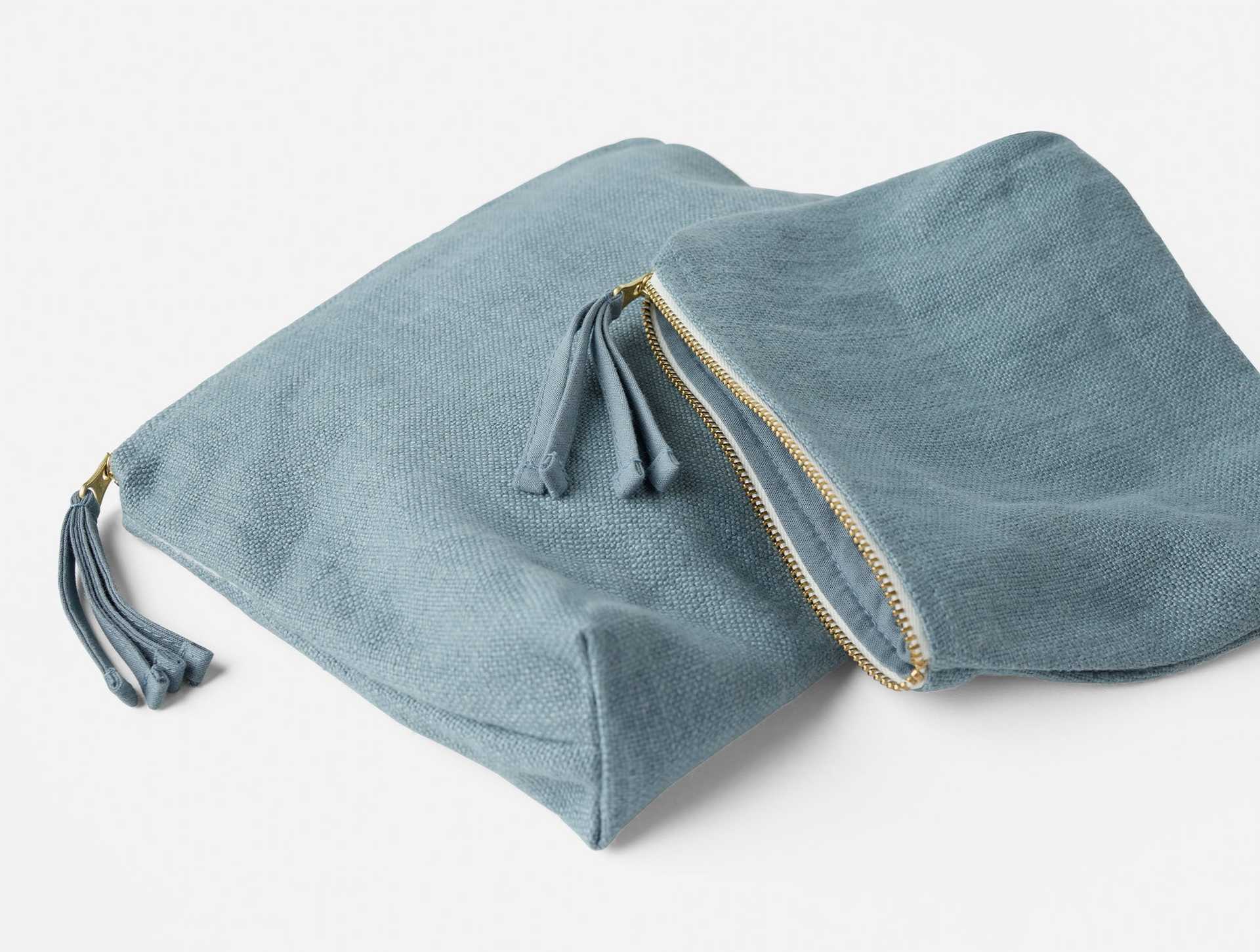 Helena Organic Linen Pouch Set