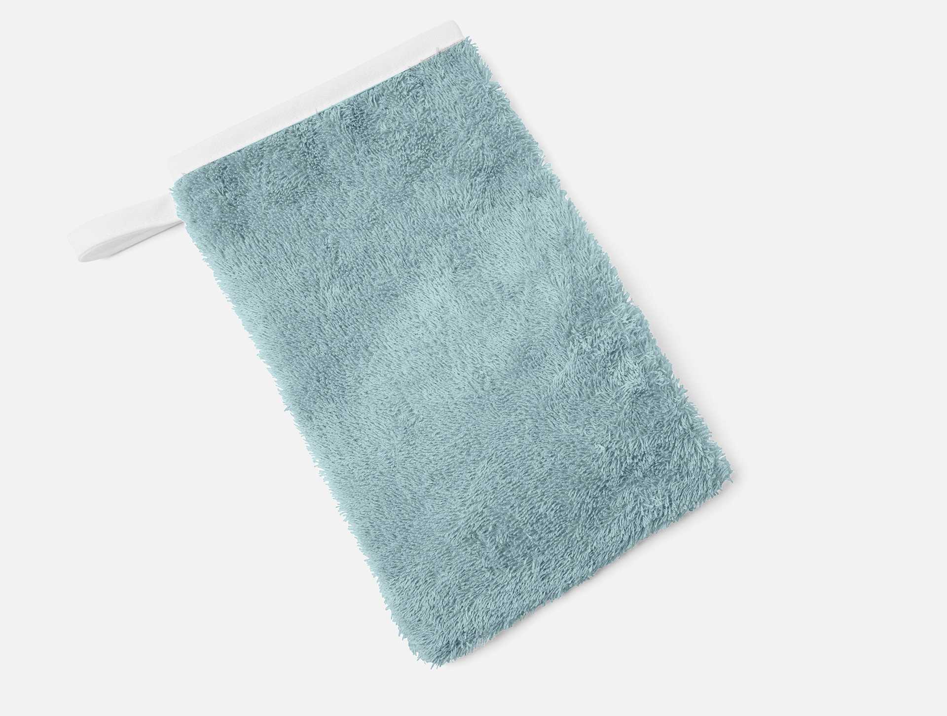 Cloud Loom&trade; Organic Baby Hooded Towel and Bath Mitt Set