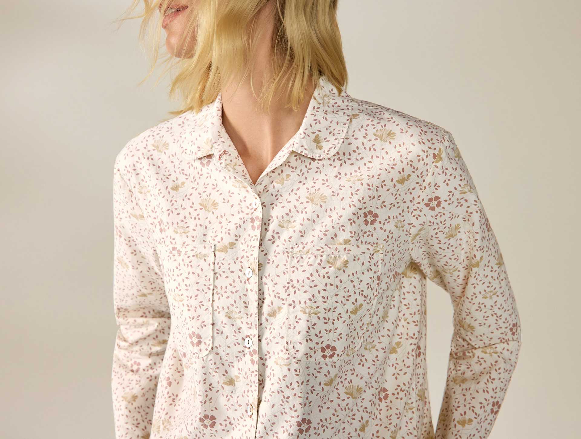 Women's Isla Organic Cotton Long Sleeve Pajama Set