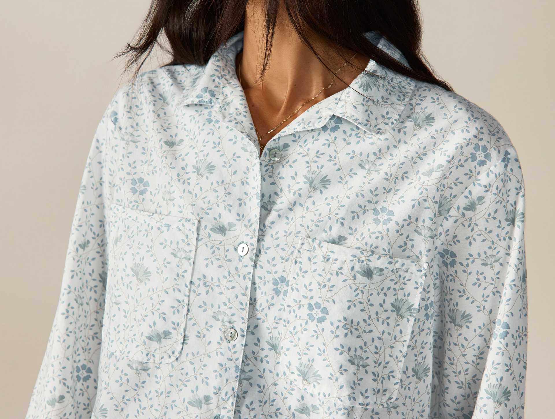 Women's Isla Organic Cotton Long Sleeve Pajama Set