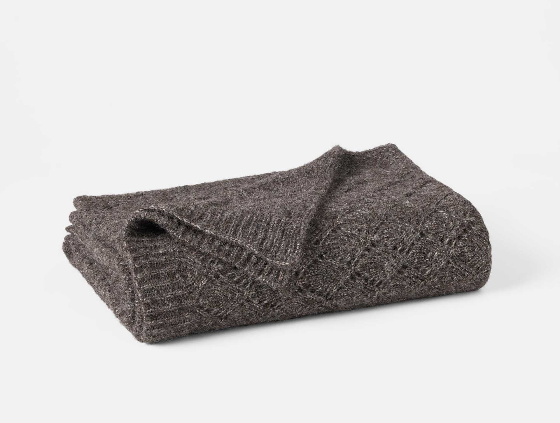Paracas Alpaca Cotton Knit Throw