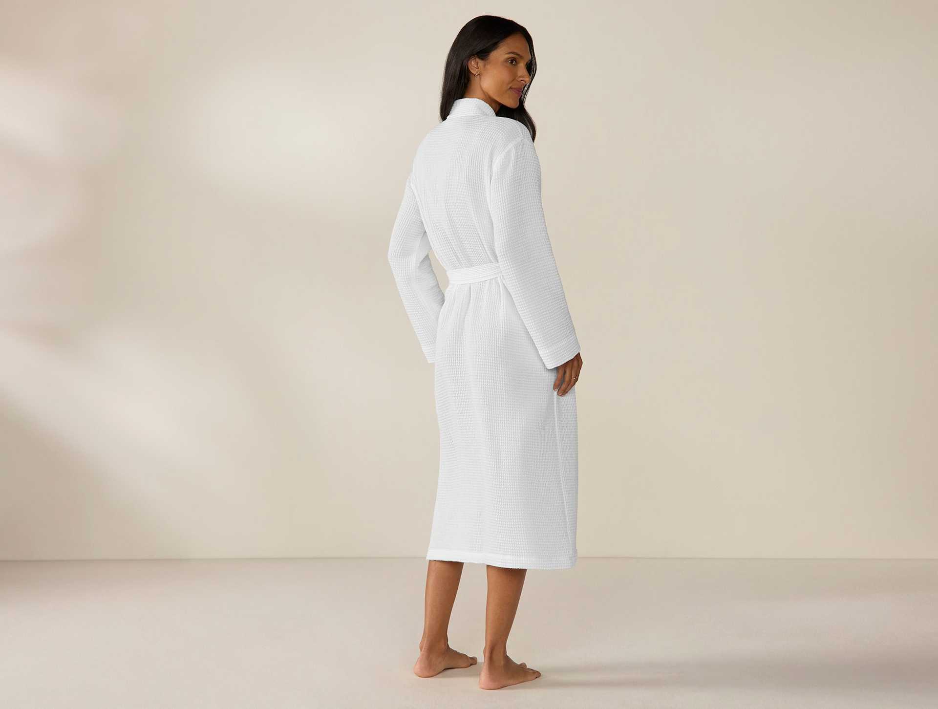 Unisex Organic Waffle Robe