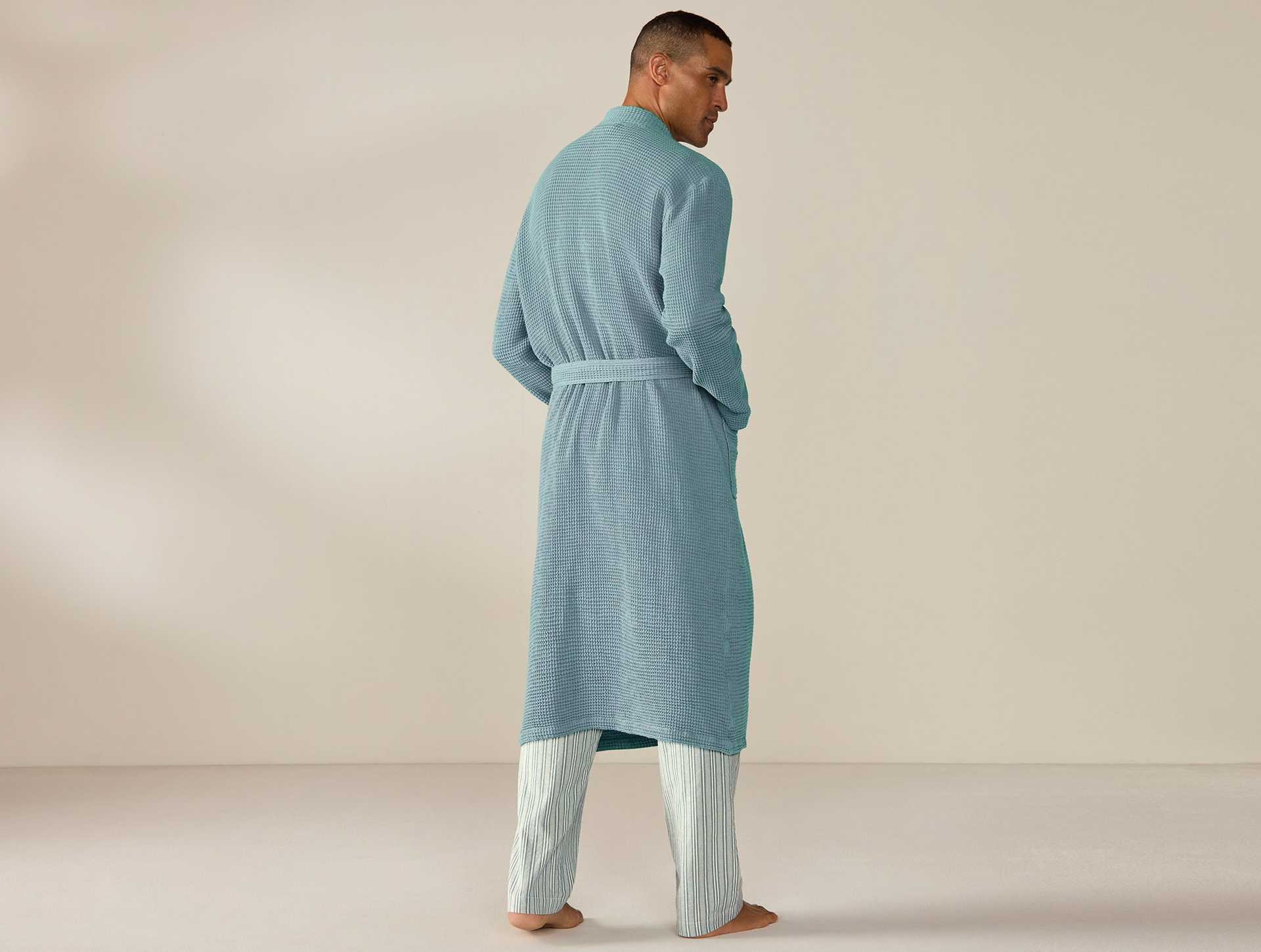 Unisex Organic Waffle Robe