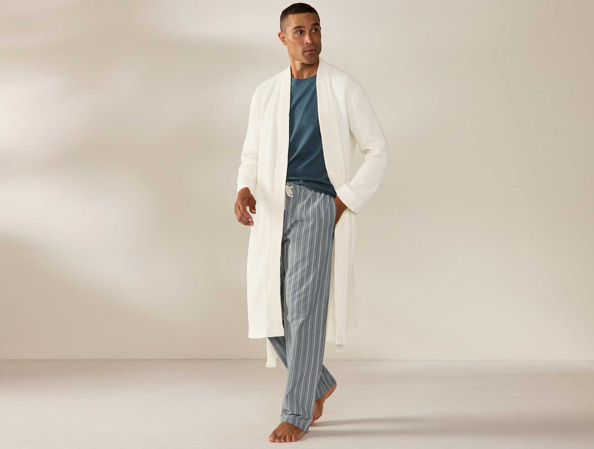 Unisex Organic Waffle Robe