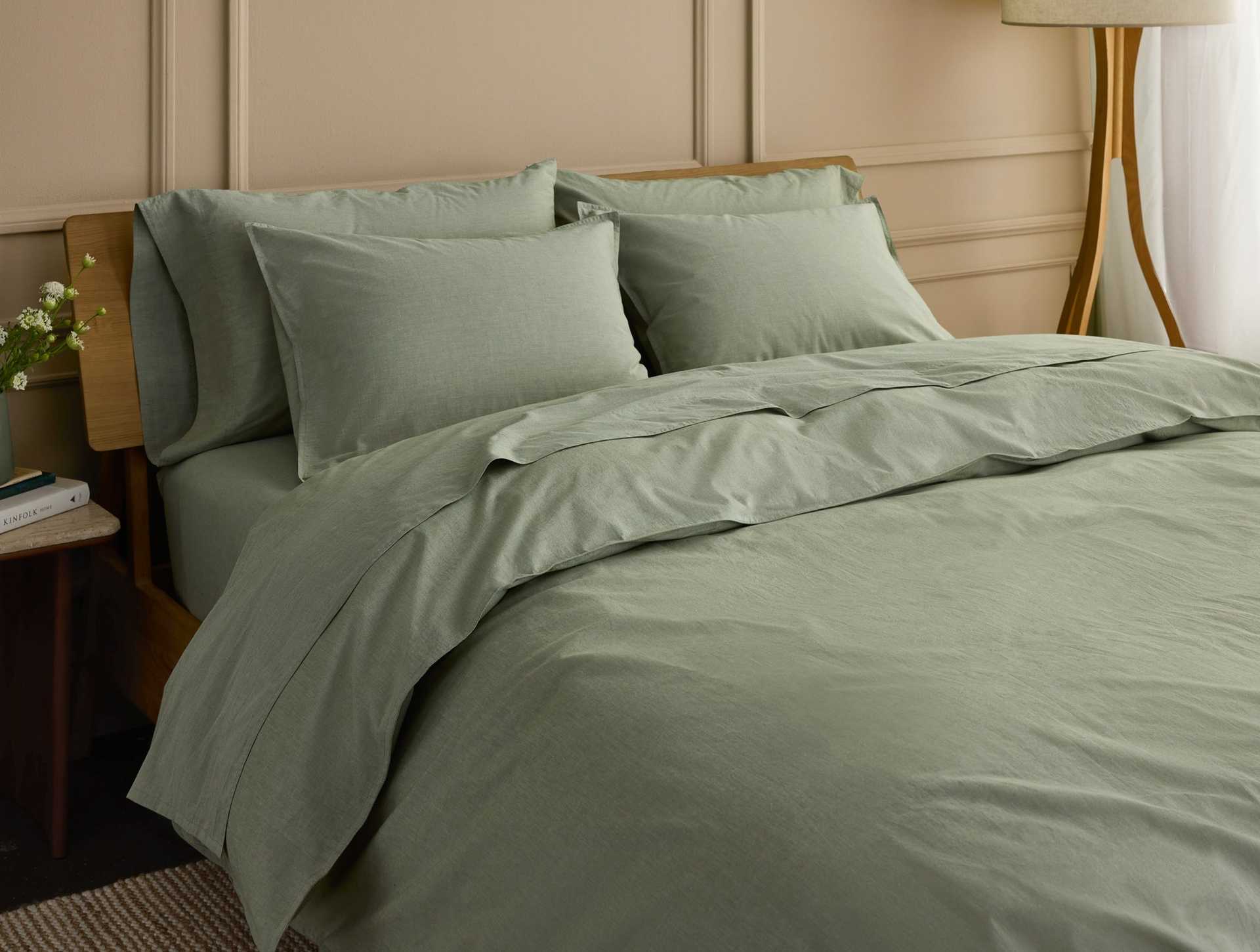 Organic Crinkled Percale&trade; Duvet Cover