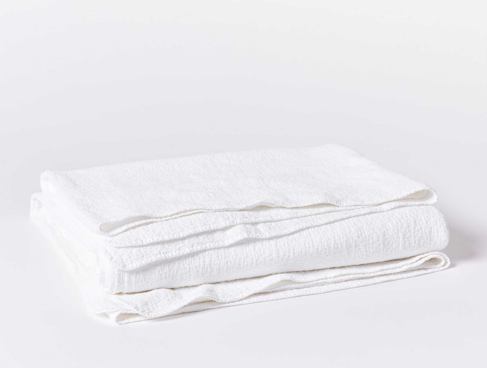 Cascade Organic Matelasse Coverlet