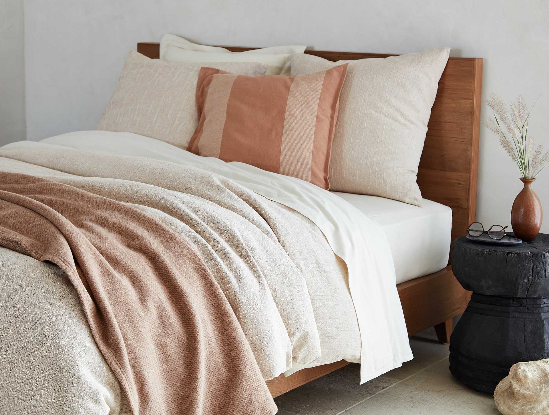 Sequoia Washable Organic Cotton and Wool Blanket