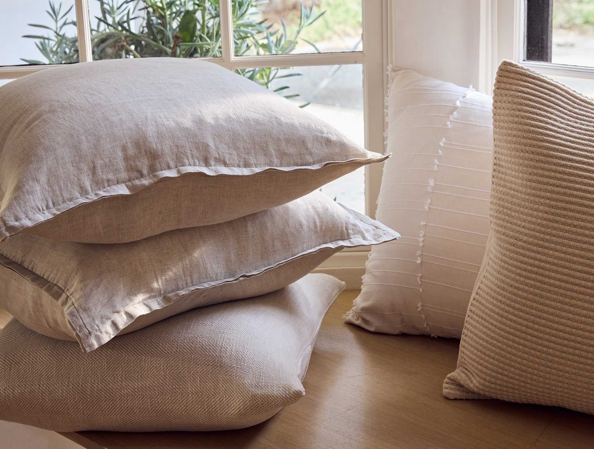 Organic Relaxed Linen Decorative Pillow Cover