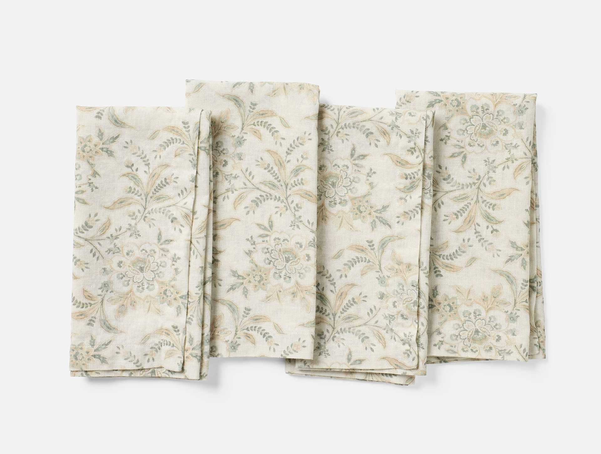 Marguerite Organic Print Napkins, Set of 4