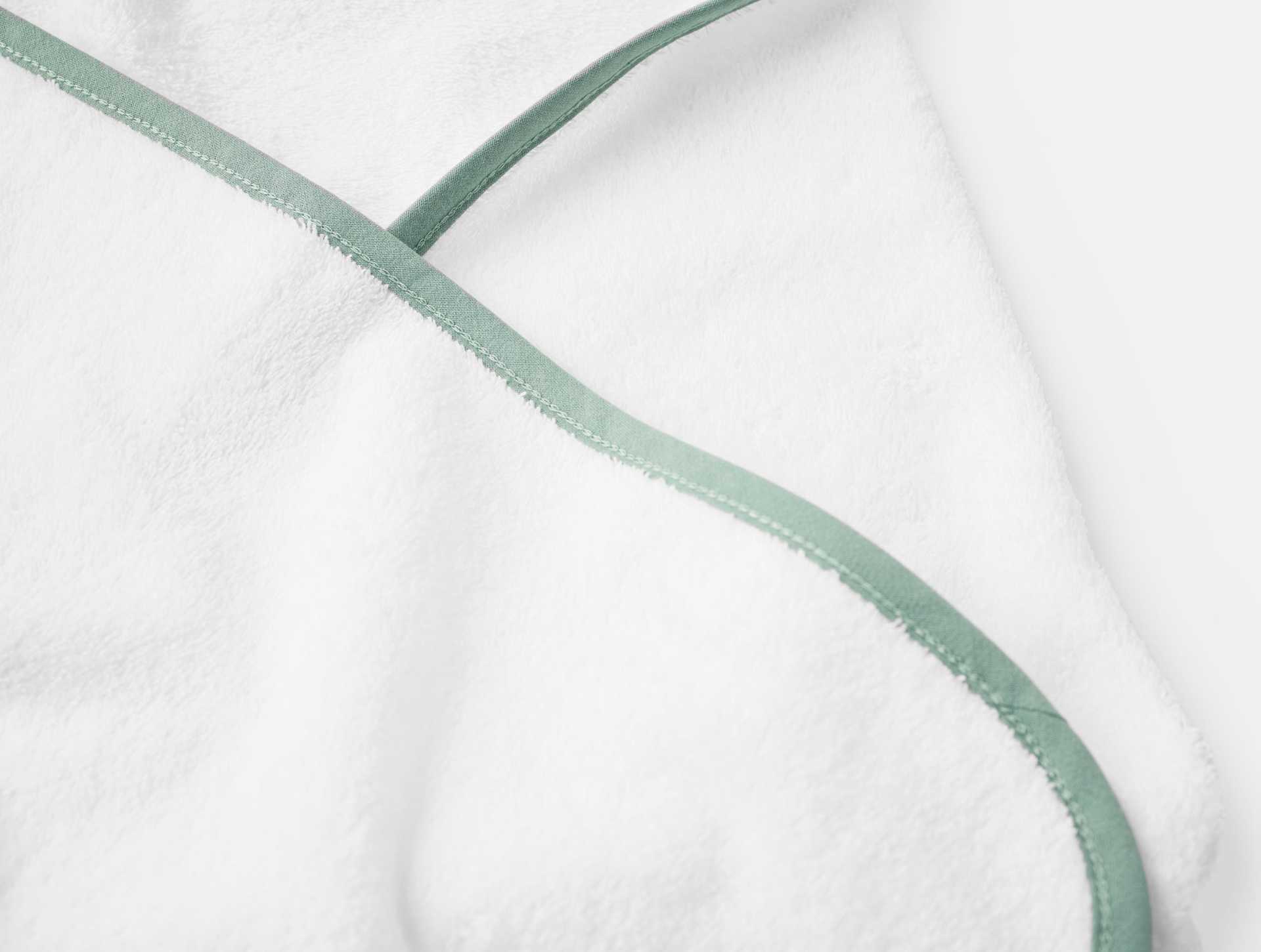 Cloud Loom&trade; Organic Baby Hooded Towel and Bath Mitt Set