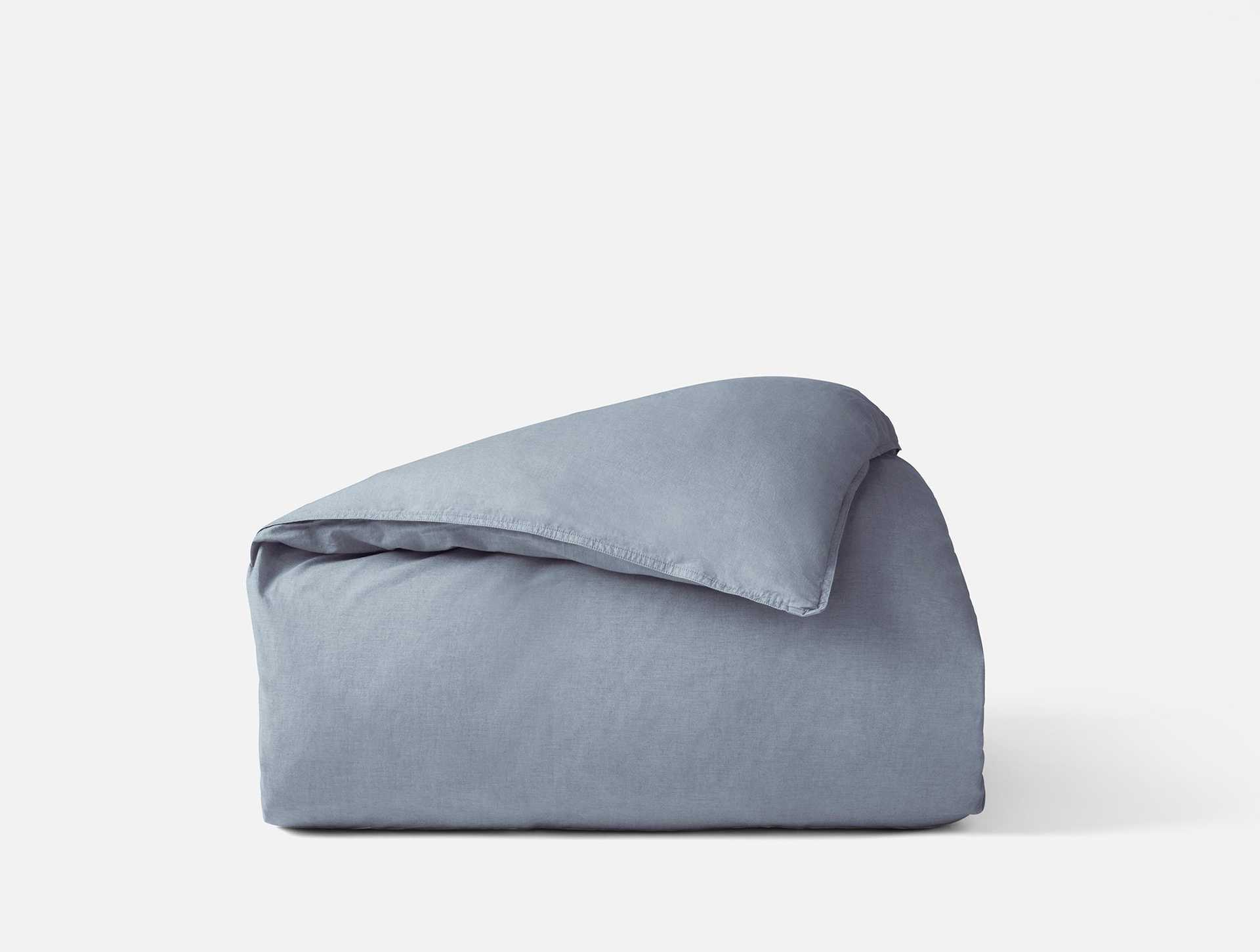Organic Crinkled Percale&trade; Duvet Cover