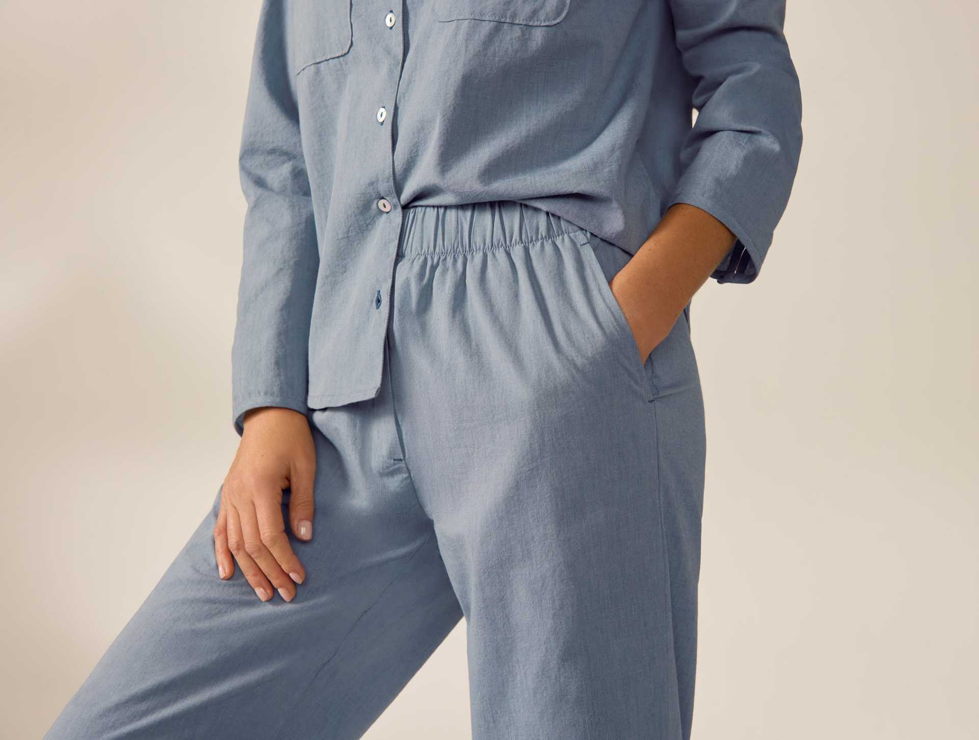 Women's Isla Organic Cotton Long Sleeve Pajama Set