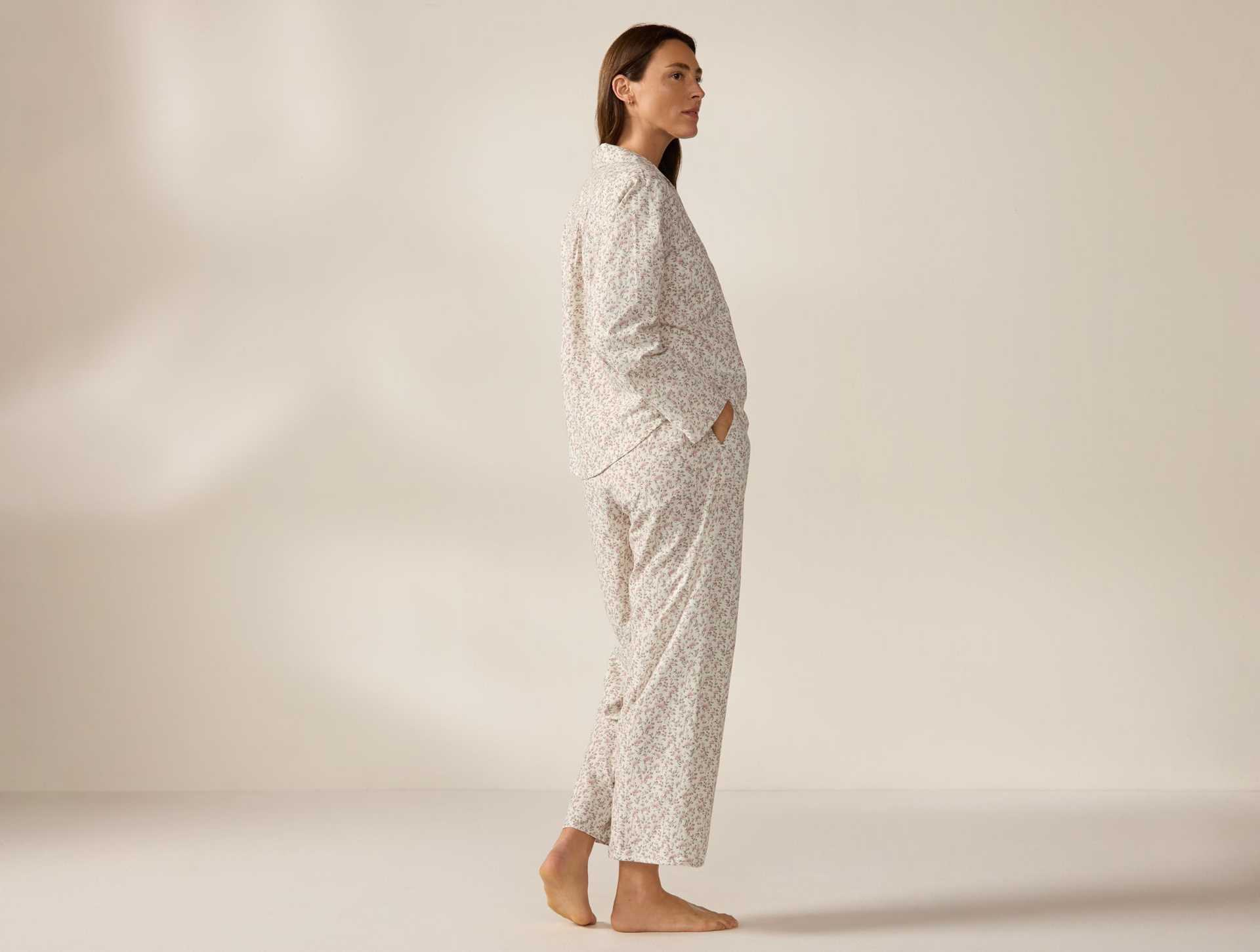 Women's Isla Organic Cotton Long Sleeve Pajama Set