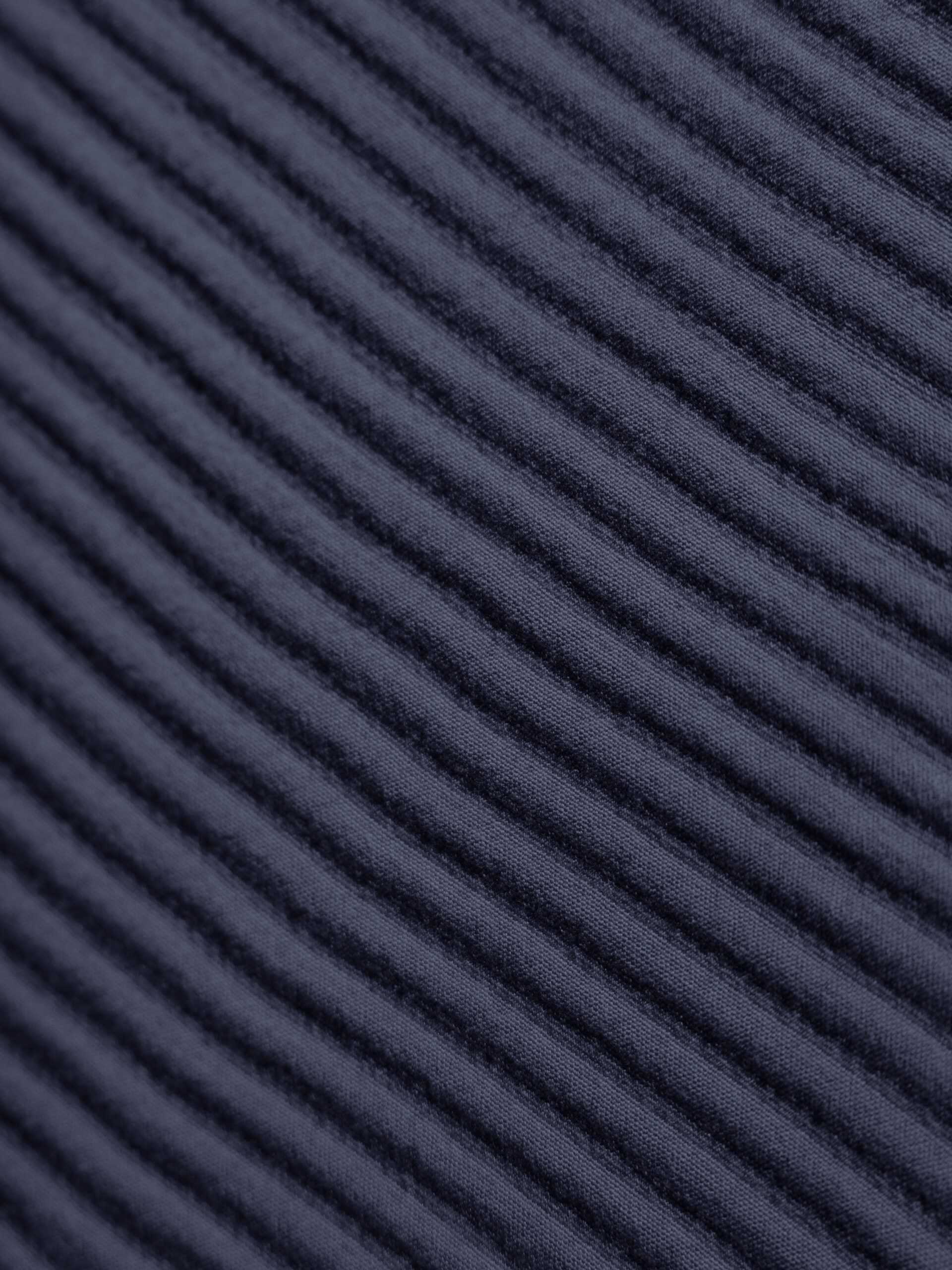 Close up of navy coverlet fabric |Color:Navy