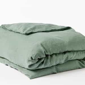 Organic Relaxed Linen Duvet Cover | Juniper