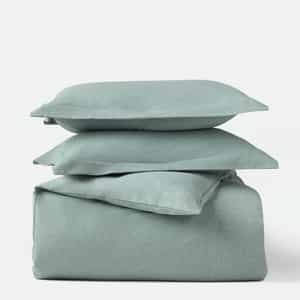 Cloud Brushed Organic Flannel Duvet Set