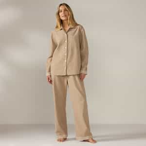 Women's Cloud Brushed Organic Flannel Pajama Set