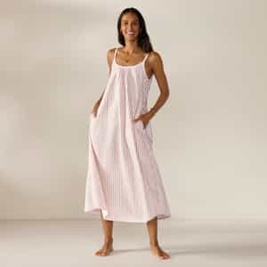 Women’s Isla Organic Cotton Night Dress + Cloud Loom™ Robe Set