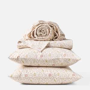 Organic Print Percale Sheet Set