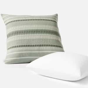 Lost Coast Decorative Organic Pillow Cover + Pillow Insert Set
