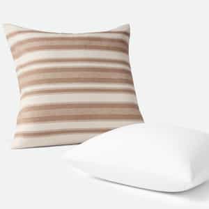Serrano Organic Decorative Pillow Cover + Pillow Insert Set