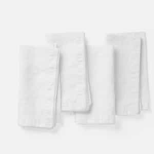 Olivos Embroidered Organic Linen Napkins