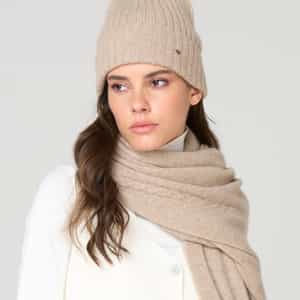 The Rib Beanie – Taupe