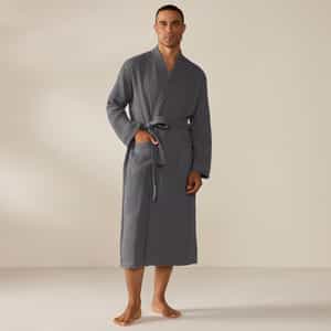 Unisex Organic Waffle Robe