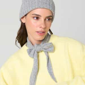 The Mini Scarf - Grey Confetti