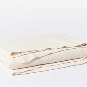 Cascade Organic Matelasse Coverlet