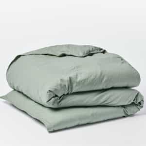 Organic Crinkled Percale™ Duvet Cover