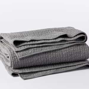 Pebbled Handstitched Organic Quilt